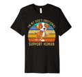 Im My Dogs Emotional Support Human T-Shirt - Custom Art Print for Adults - T-Shirt, Sweatshirt, Hoodie