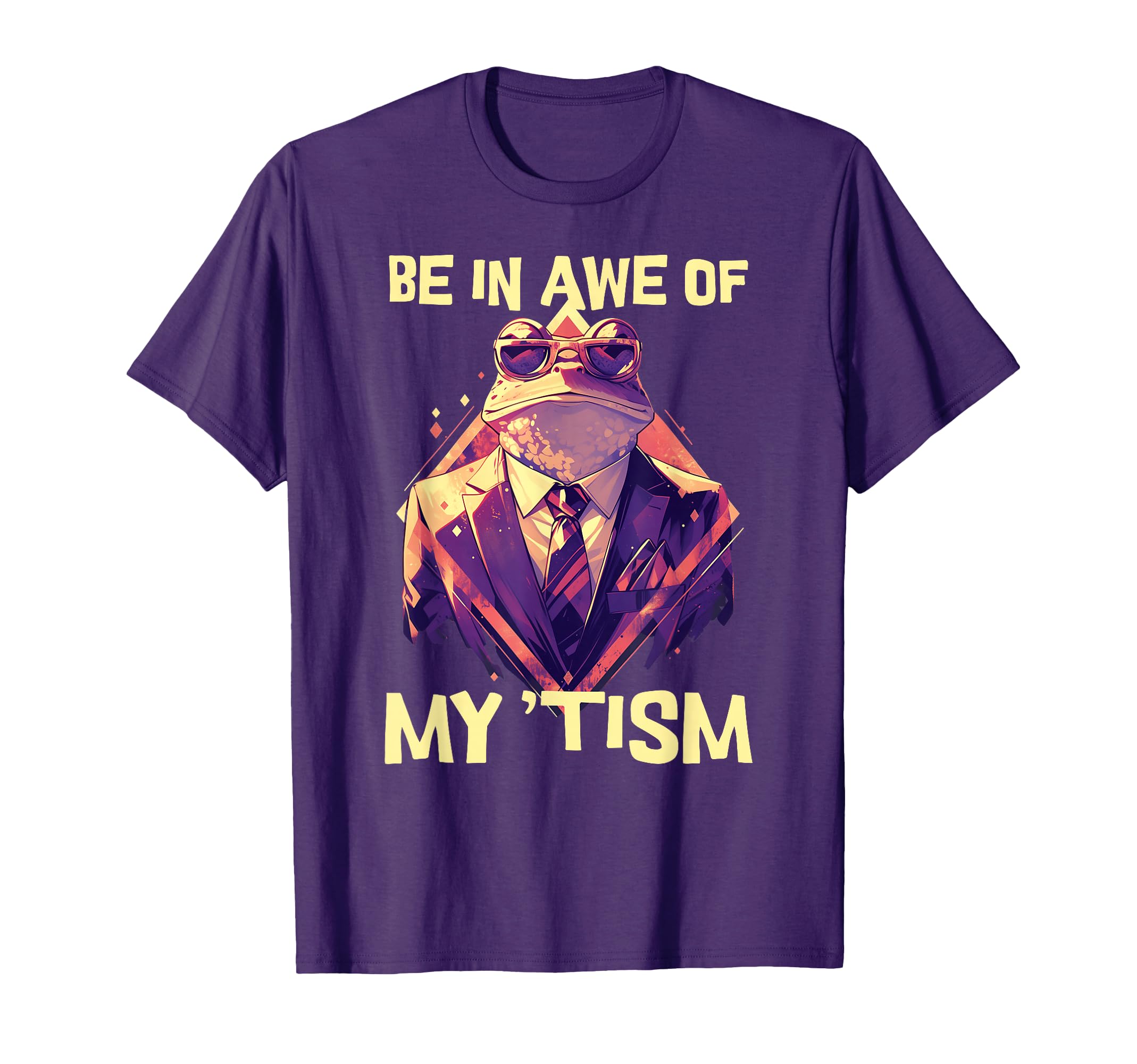 Be Awe My Tism Autism Awareness Frog T-Shirt - Minimalist Print for Adults - T-Shirt, Sweatshirt, Hoodie