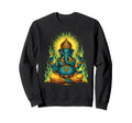 Ganesha Meditation Yoga Streetwear Sweatshirt - Custom Art Print Men Women - T-Shirt, Sweatshirt, Hoodie