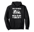 Trust Process Concrete Worker Crew Hoodie - Minimalist Print for Adults - T-Shirt, Sweatshirt, Hoodie