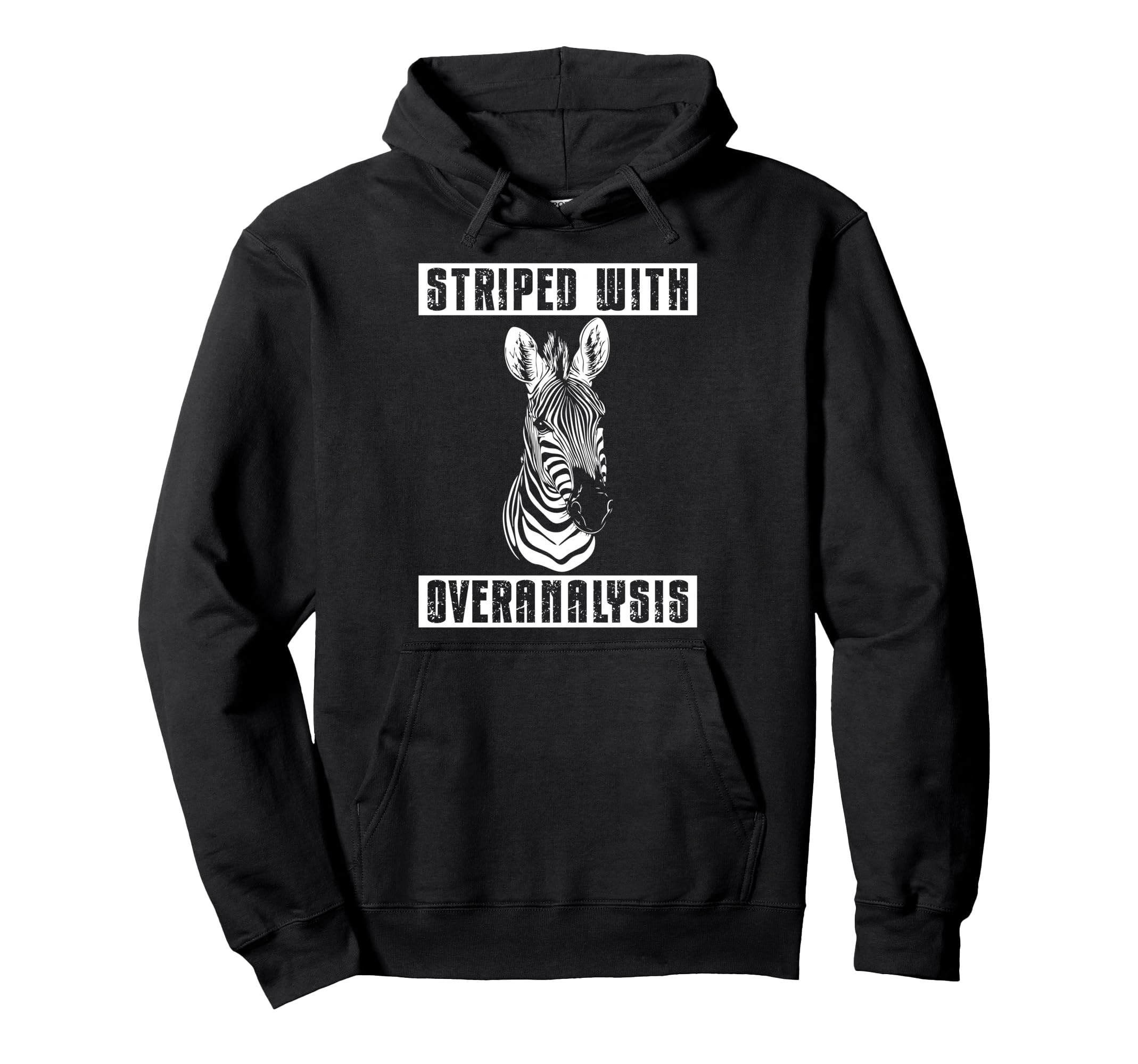Zebra Overthinkers And Deep Minds Hoodie - Unique Graphic Men Women - T-Shirt, Sweatshirt, Hoodie