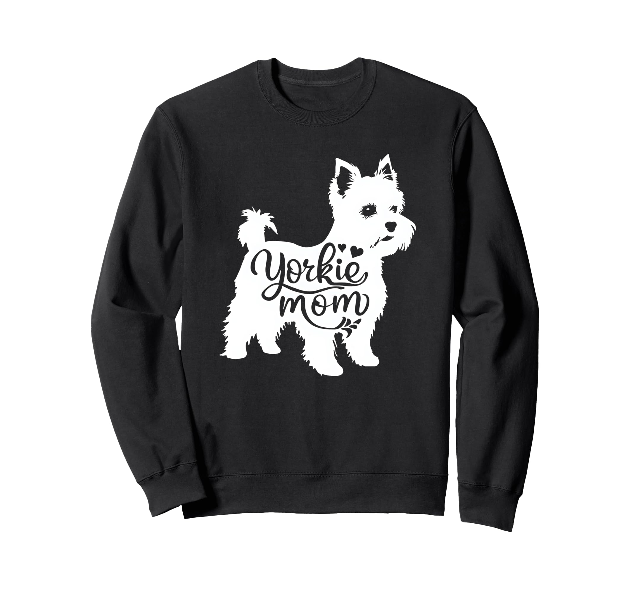 Yorkie Mom Womens Yorkshire Terrier Dog Sweatshirt - Trendy Graphic Unisex - T-Shirt, Sweatshirt, Hoodie