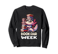 Book Fair Week Axolotl Funny Sweatshirt - Fun Novelty Design Men Women - T-Shirt, Sweatshirt, Hoodie