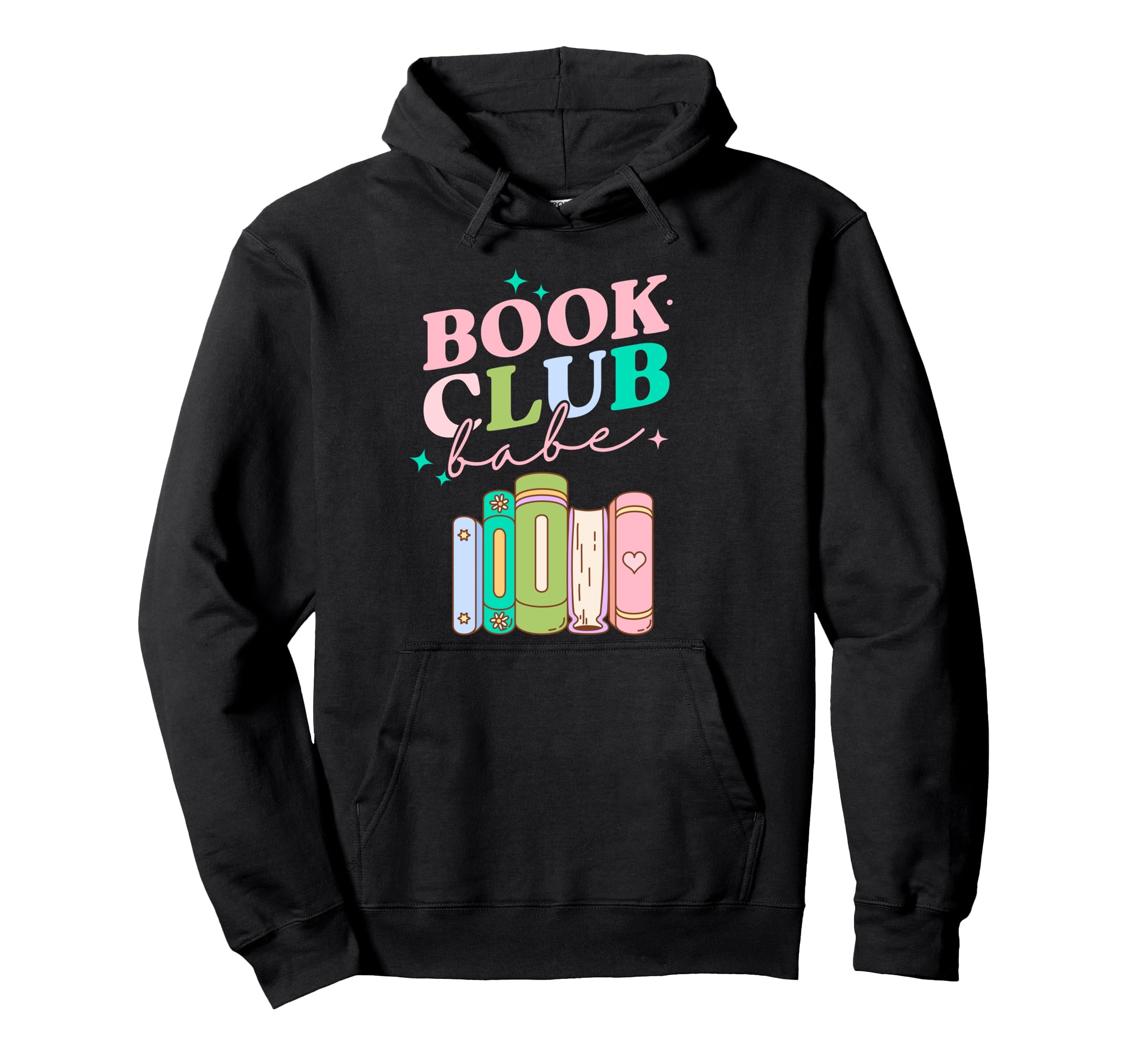 Book Club Babe Bibliophile Hoodie - Trendy Graphic for Adults - T-Shirt, Sweatshirt, Hoodie