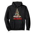 Dashing Through Books Holiday Book Hoodie - Aesthetic Graphic Men Women - T-Shirt, Sweatshirt, Hoodie