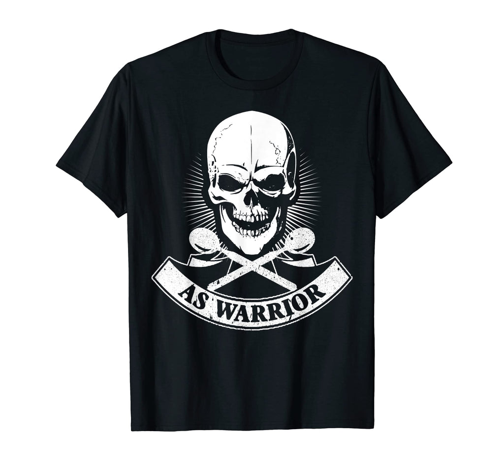 As Warrior Skull Ankylosing T-Shirt - Unique Graphic for Adults - T-Shirt, Sweatshirt, Hoodie