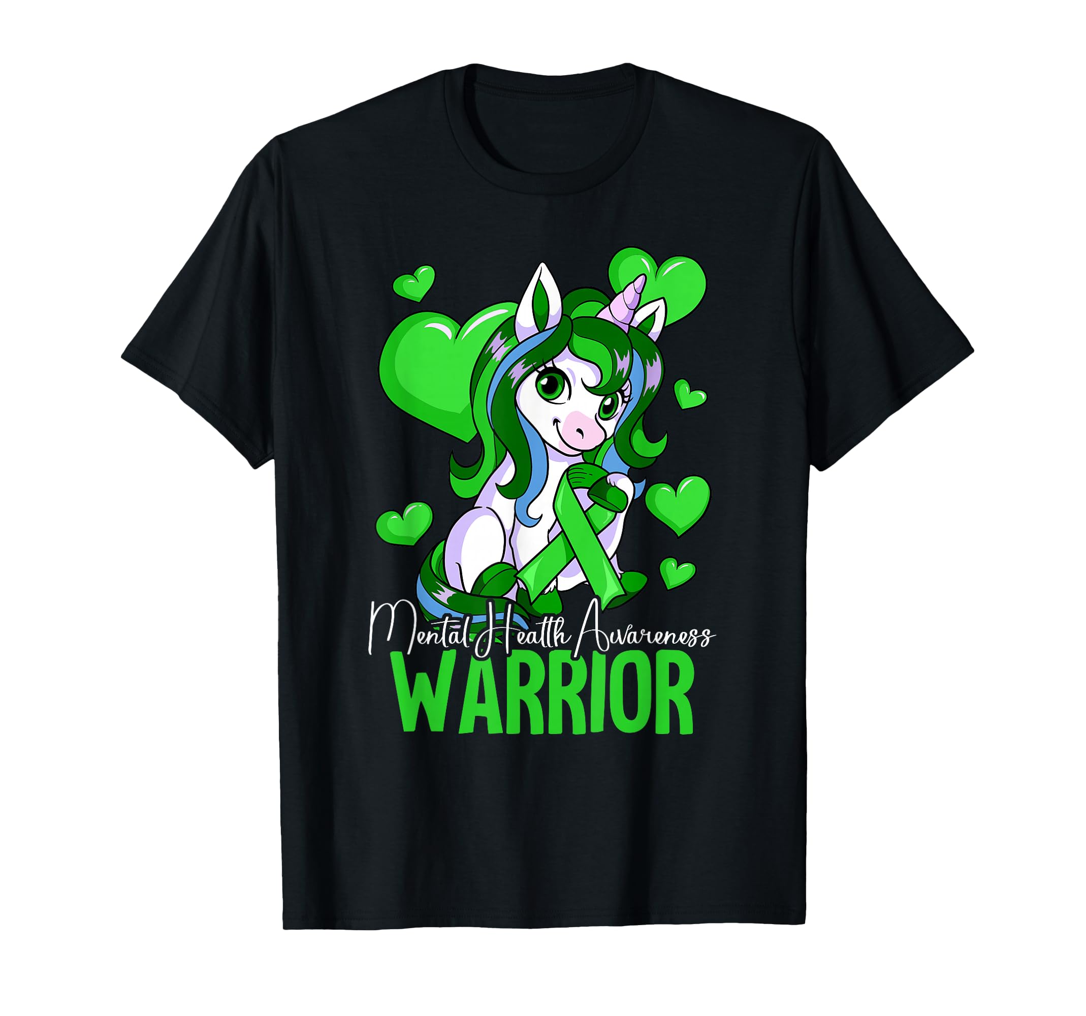Warrior Mental Health Awareness T-Shirt - Graphic Print for Adults - T-Shirt, Sweatshirt, Hoodie