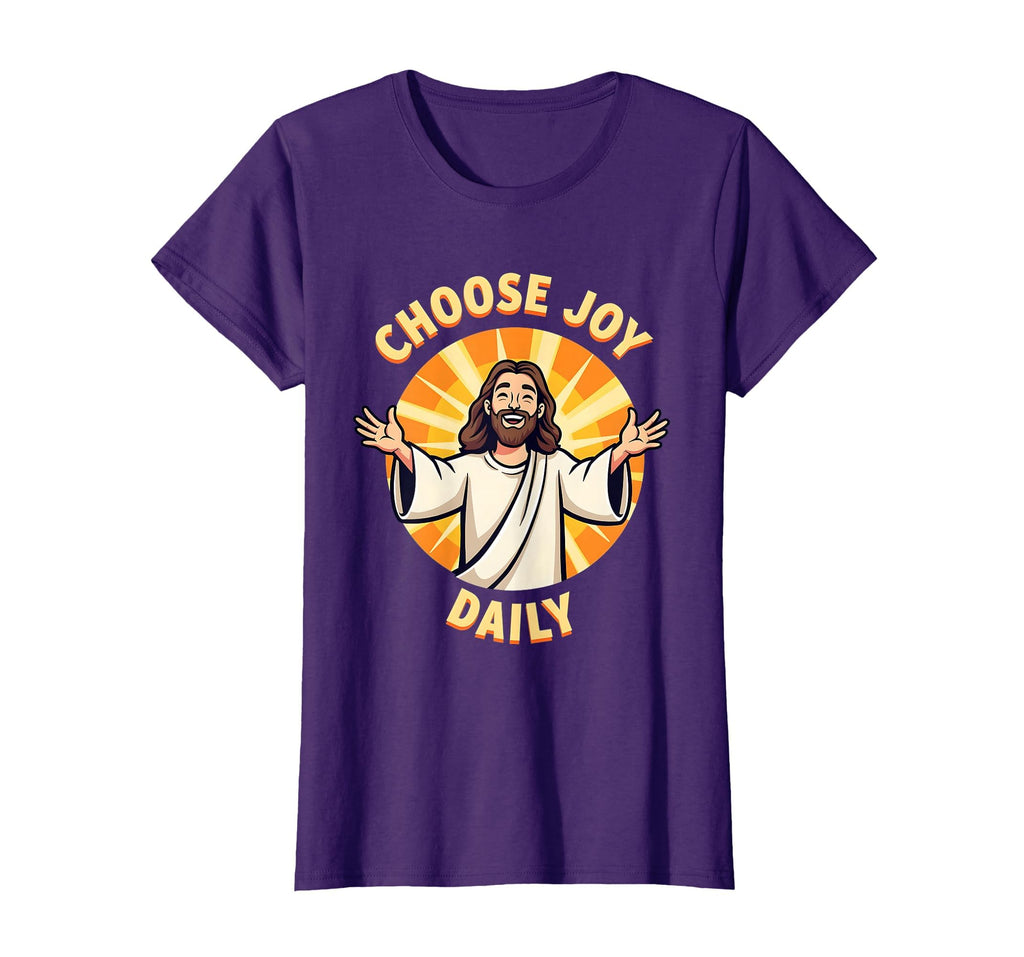 Choose Joy Daily Christian Faith T-Shirt - Minimalist Print for Adults - T-Shirt, Sweatshirt, Hoodie