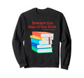 Beware One Book Bibliophile Thomas Sweatshirt - Minimalist Print Unisex - T-Shirt, Sweatshirt, Hoodie