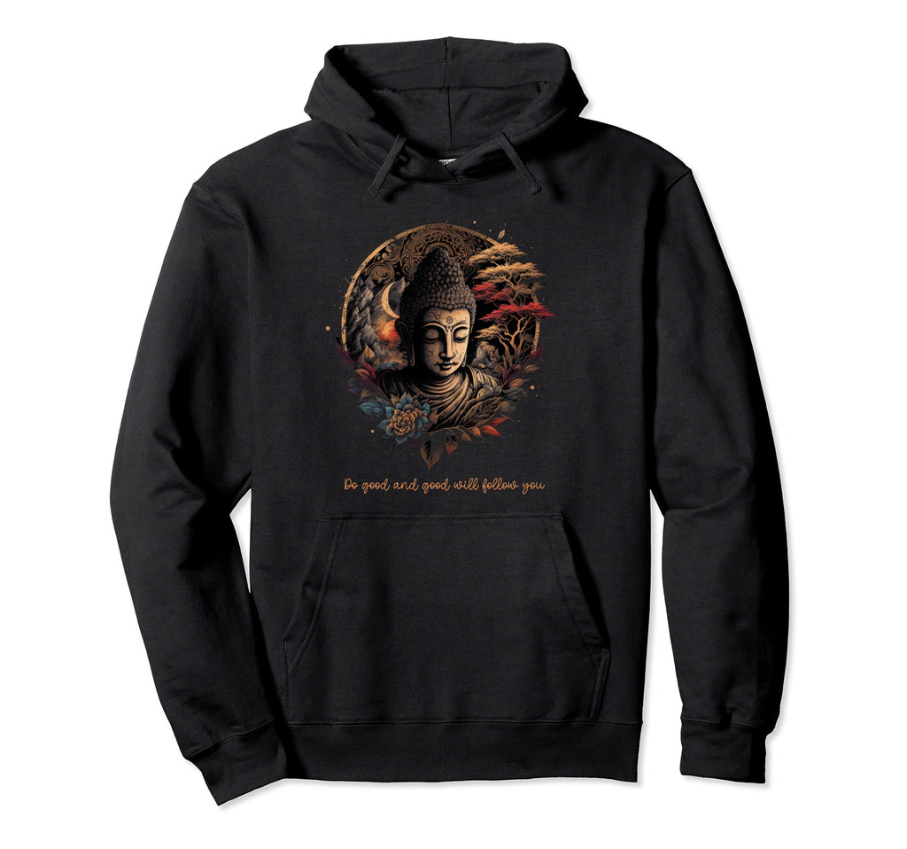 Buddha Mandala Buddhist Mindfulness Hoodie - Streetwear Style Unisex - T-Shirt, Sweatshirt, Hoodie