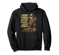 Funny Toad Gardener I Bury Things Hoodie - Custom Art Print Men Women - T-Shirt, Sweatshirt, Hoodie