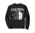 Mental Health Awareness Green Sweatshirt - Fun Novelty Design Men Women - T-Shirt, Sweatshirt, Hoodie