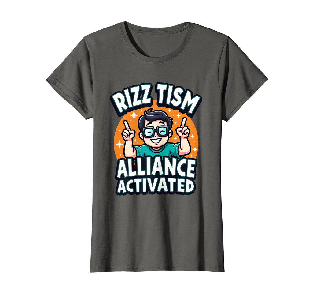Rizz Tism Alliance Activated T-Shirt - Minimalist Print for Adults - T-Shirt, Sweatshirt, Hoodie