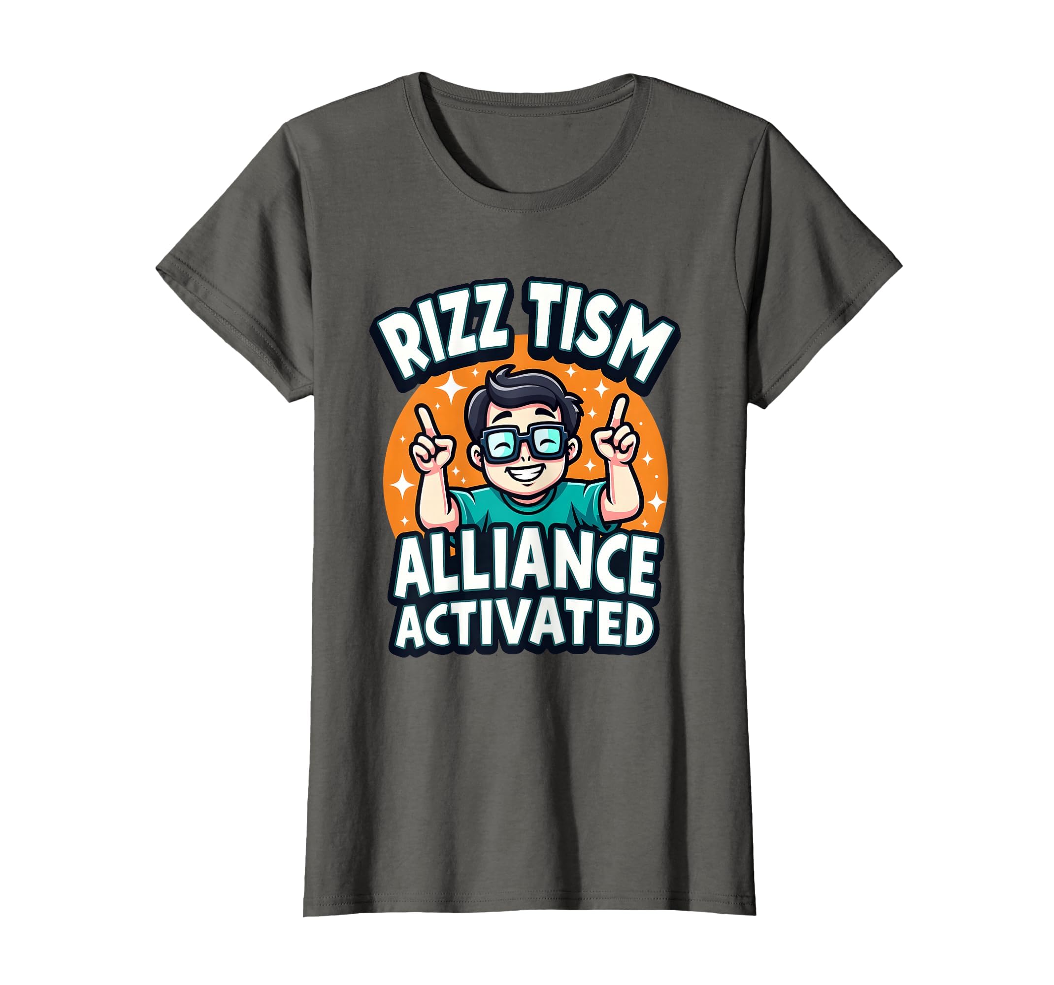 Rizz Tism Alliance Activated T-Shirt - Minimalist Print for Adults - T-Shirt, Sweatshirt, Hoodie