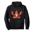 Meditation Lobster Yoga Pose Relaxing Hoodie - Minimalist Print for Adults - T-Shirt, Sweatshirt, Hoodie