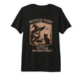 Halloween Book Lover Witch Way To T-Shirt - Minimalist Print for Adults - T-Shirt, Sweatshirt, Hoodie