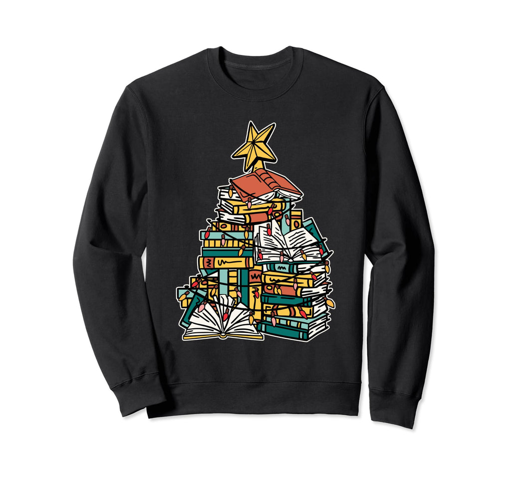 Book Lover Tree Reading Nerd Sweatshirt - Aesthetic Graphic Unisex - T-Shirt, Sweatshirt, Hoodie