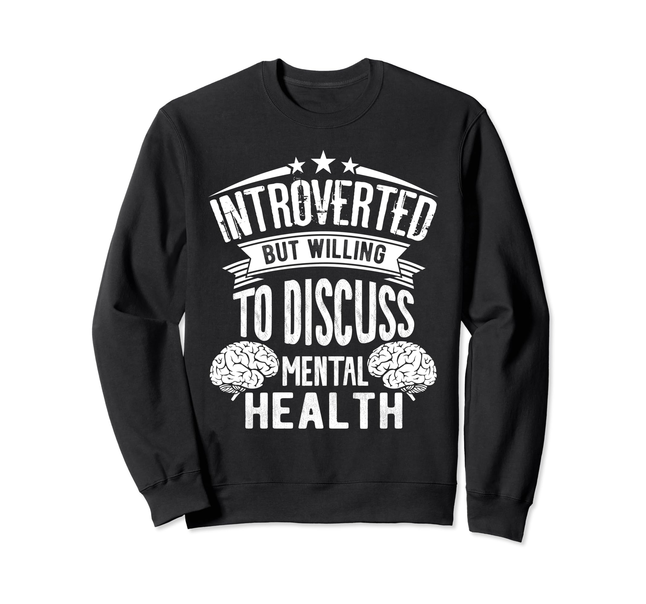 Introverted But Willing To Discuss Sweatshirt - Trendy Graphic Men Women - T-Shirt, Sweatshirt, Hoodie