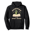 Bookworm Is My Spirit Animal Funny Hoodie - Aesthetic Graphic Men Women - T-Shirt, Sweatshirt, Hoodie
