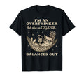 Overthinker Chill Cat Funny T-Shirt - Aesthetic Graphic for Adults - T-Shirt, Sweatshirt, Hoodie