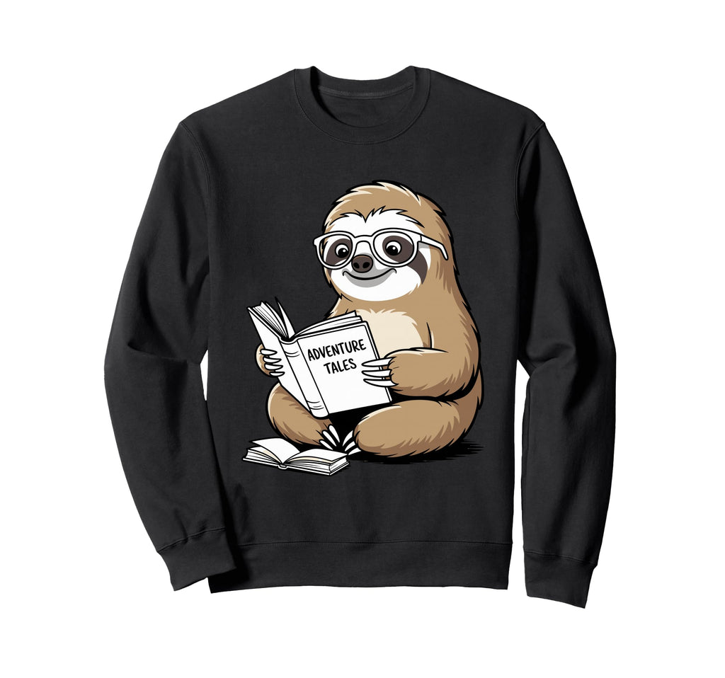 Read Books Be Kind Stay Weird Sloth Sweatshirt - Unique Graphic for Adults - T-Shirt, Sweatshirt, Hoodie