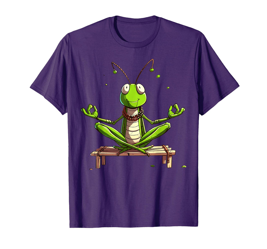 Meditation Grasshopper Yoga Pose T-Shirt - Casual Everyday Wear Men Women - T-Shirt, Sweatshirt, Hoodie