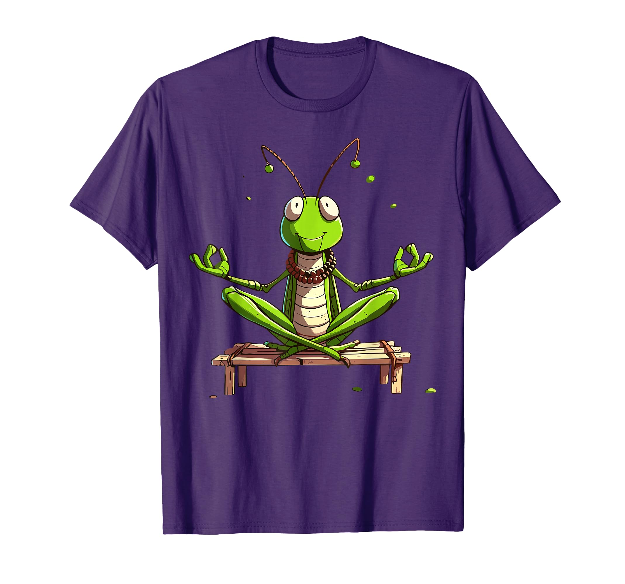 Meditation Grasshopper Yoga Pose T-Shirt - Casual Everyday Wear Men Women - T-Shirt, Sweatshirt, Hoodie