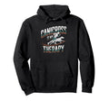 Canicross Is My Therapy Dog Sport Hoodie - Unique Graphic for Adults - T-Shirt, Sweatshirt, Hoodie