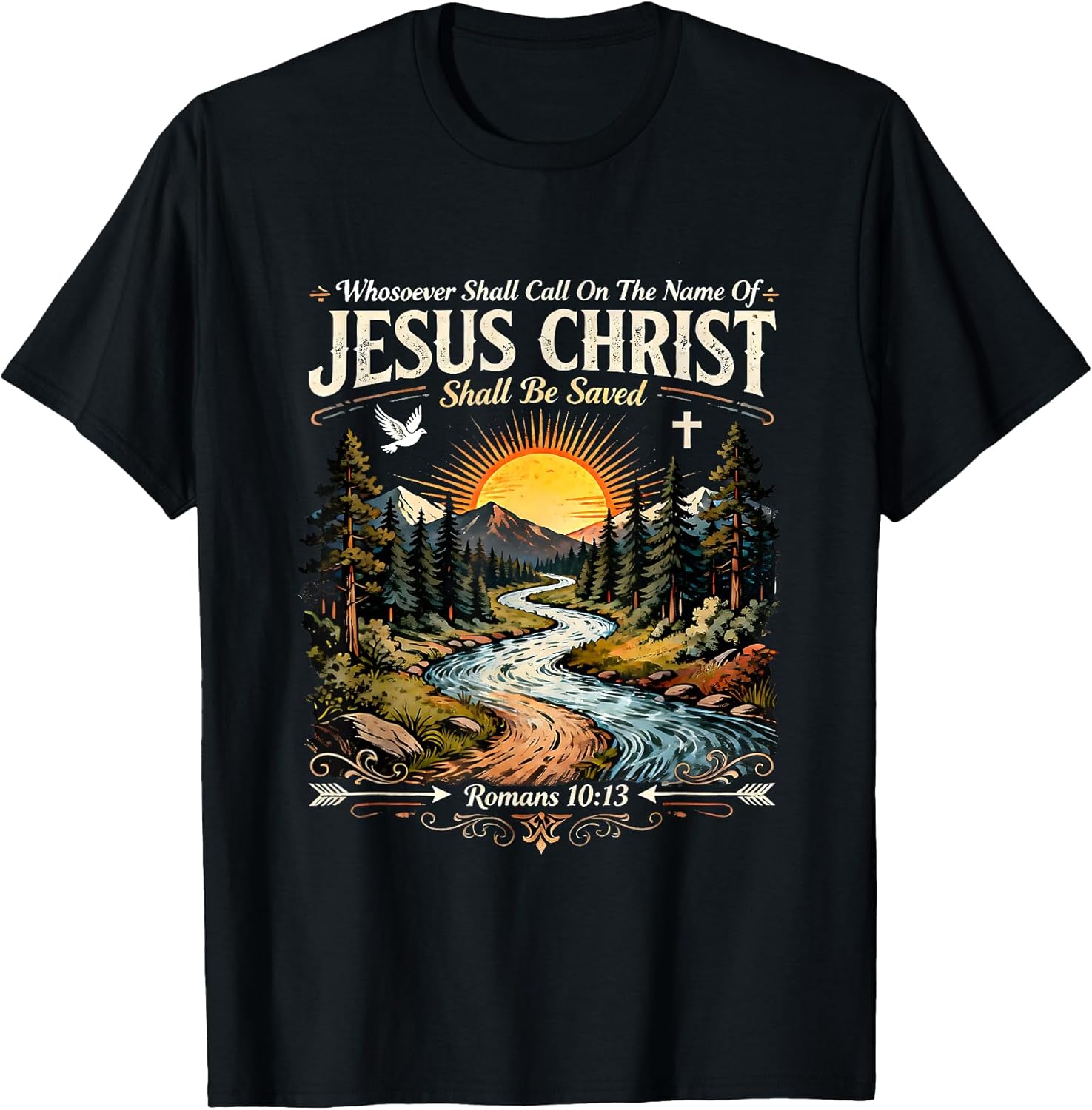 Jesus Cross Bible Verse Vintage Unisex T-shirt, Sweatshirt, Hoodie, Long Sleeve Tee - T-Shirt, Sweatshirt, Hoodie