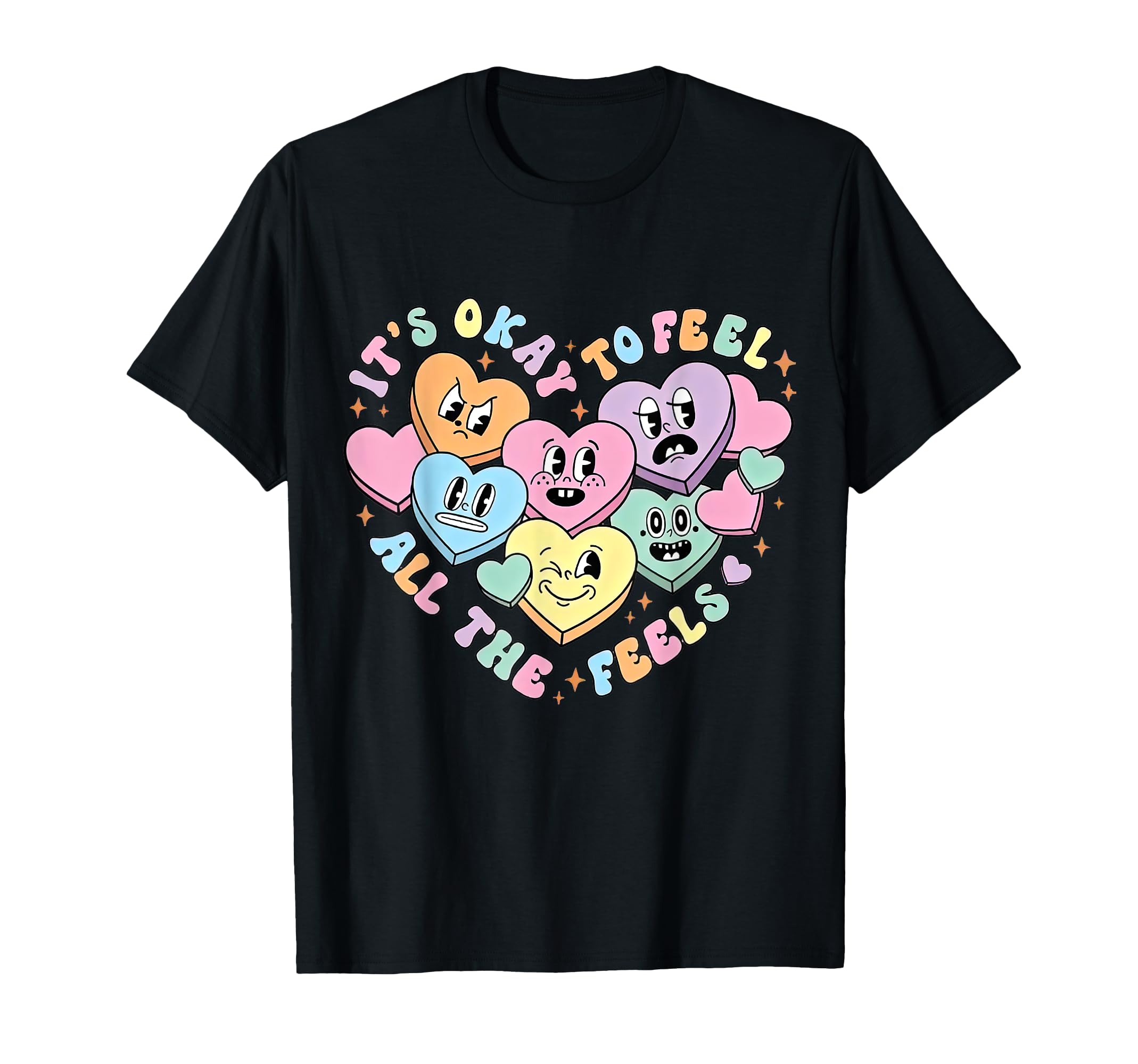 School Counselor Valentine Mental T-Shirt - Casual Everyday Wear Men Women - T-Shirt, Sweatshirt, Hoodie