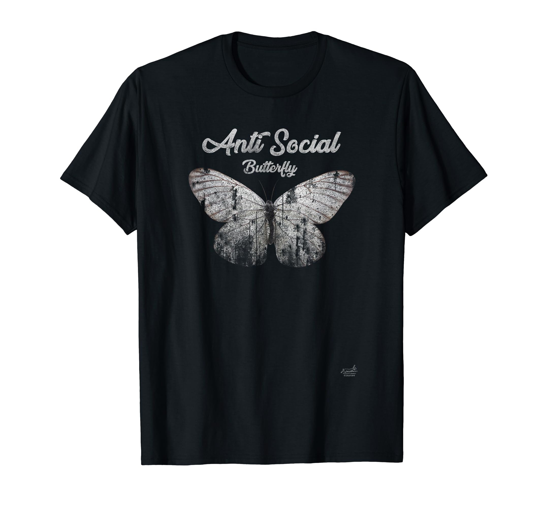 Anti Social Butterfly T-Shirt - Aesthetic Graphic Men Women - T-Shirt, Sweatshirt, Hoodie