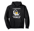 Good Book Is Out This World Astronaut Hoodie - Novelty Apparel Men Women - T-Shirt, Sweatshirt, Hoodie