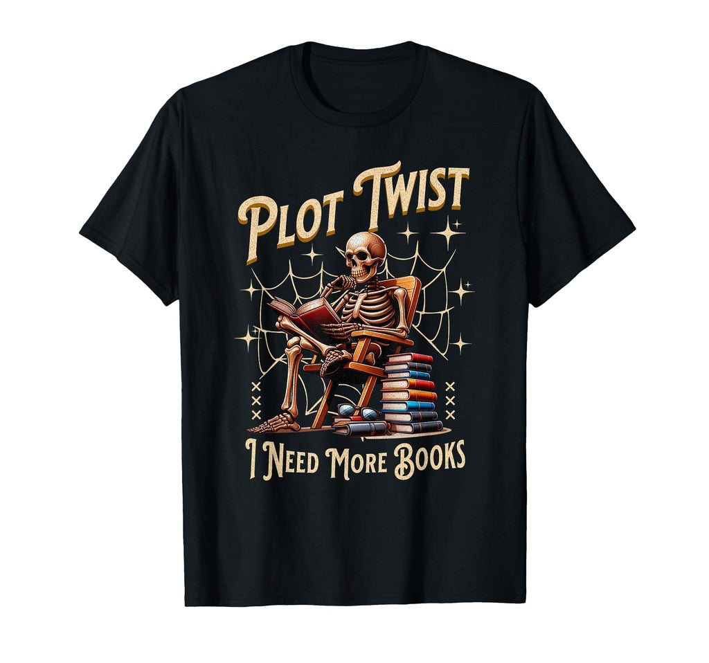 Funny Plot Twist Book Lovers T-Shirt - Fun Novelty Design for Adults - T-Shirt, Sweatshirt, Hoodie