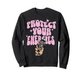 Protect Your Energies Crystal Witch Sweatshirt - Graphic Print for Adults - T-Shirt, Sweatshirt, Hoodie