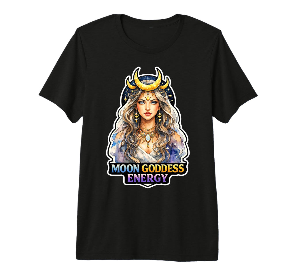 Moon Meditation Lunar Mindfulness T-Shirt - Trendy Graphic Unisex - T-Shirt, Sweatshirt, Hoodie