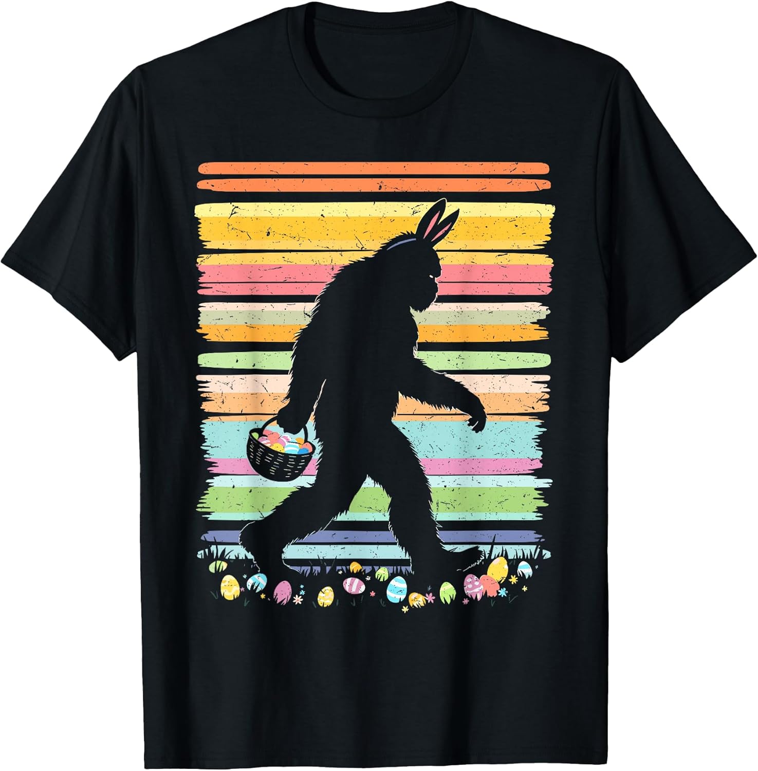 Bigfoot Easter Gift Young Adult Teens Couples Kids Unisex T-shirt, Sweatshirt, Hoodie, Long Sleeve Tee - T-Shirt, Sweatshirt, Hoodie