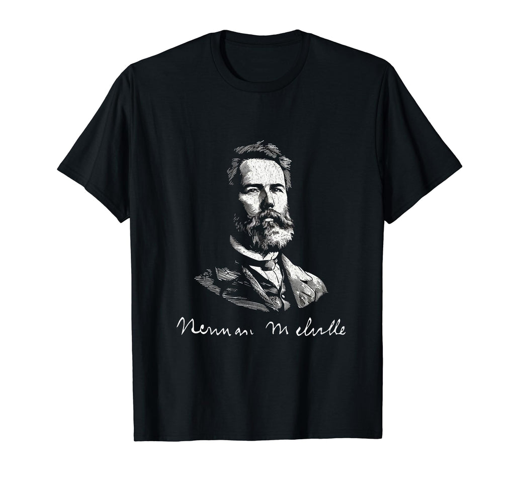 Herman Melville Signature Literature T-Shirt - Casual Everyday Wear Unisex - T-Shirt, Sweatshirt, Hoodie