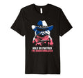 Im Overstimulated Funny Cowboy Cat Lover T-Shirt - Aesthetic Graphic Unisex - T-Shirt, Sweatshirt, Hoodie