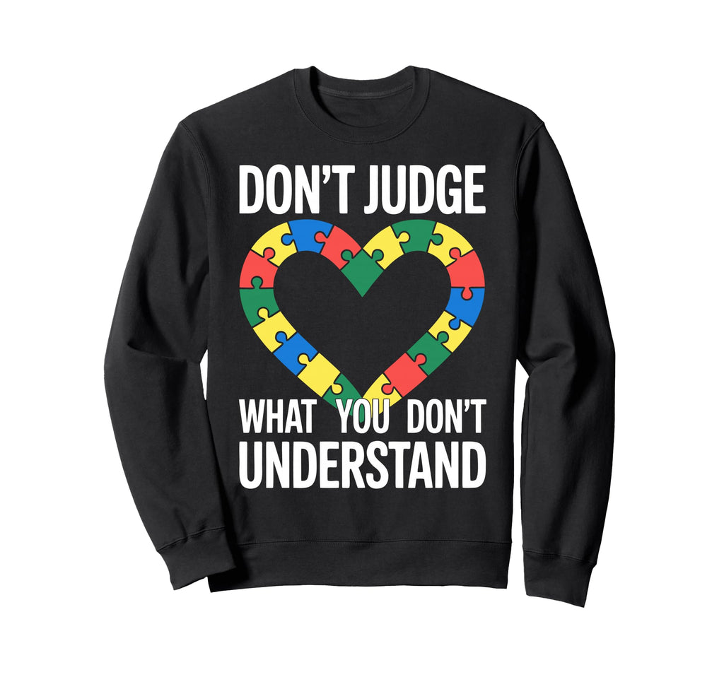 Autism Mom Autism Dad Autism Sweatshirt - Minimalist Print Men Women - T-Shirt, Sweatshirt, Hoodie