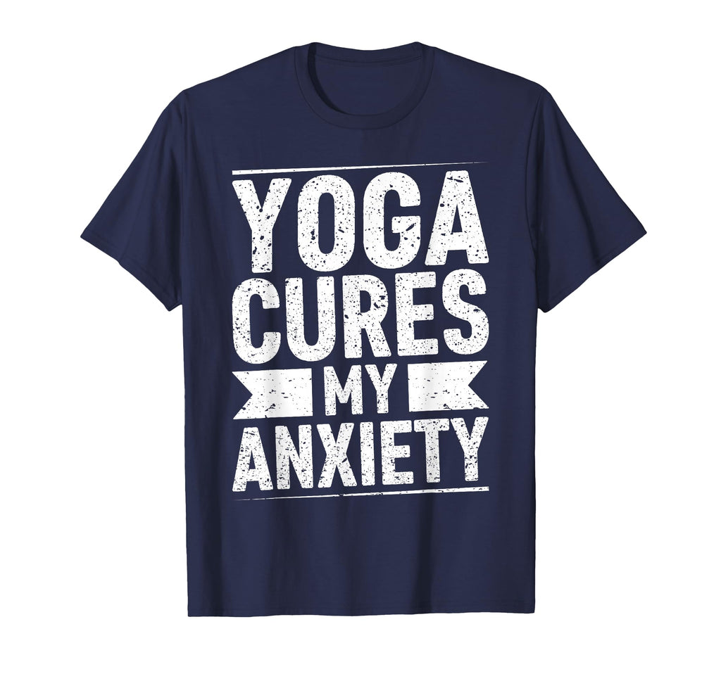 Mindfulness Yoga Cures My Anxiety T-Shirt - Custom Art Print Men Women - T-Shirt, Sweatshirt, Hoodie