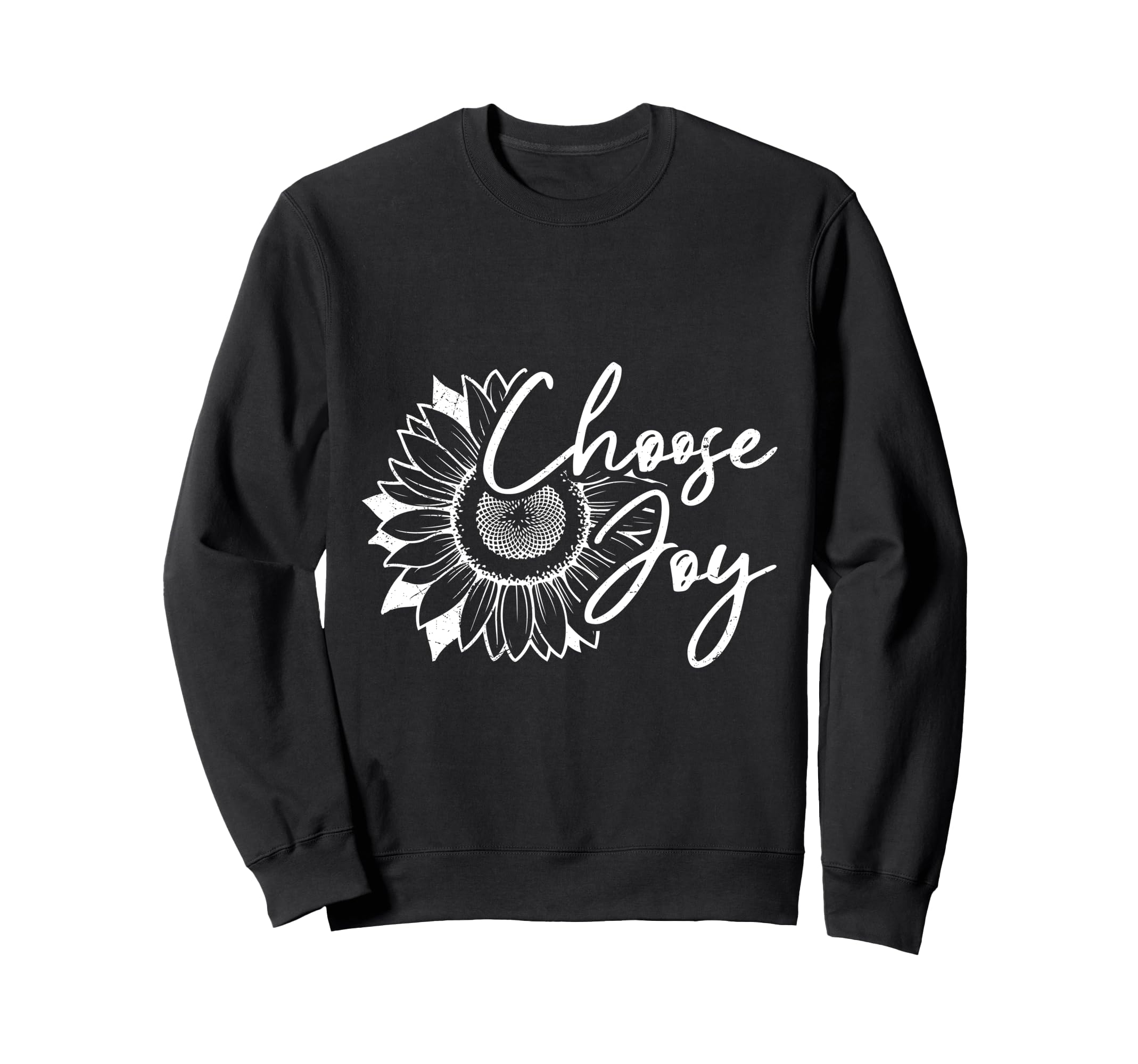 Sunflowers Choose Joy Funny Sweatshirt - Unique Graphic Men Women - T-Shirt, Sweatshirt, Hoodie