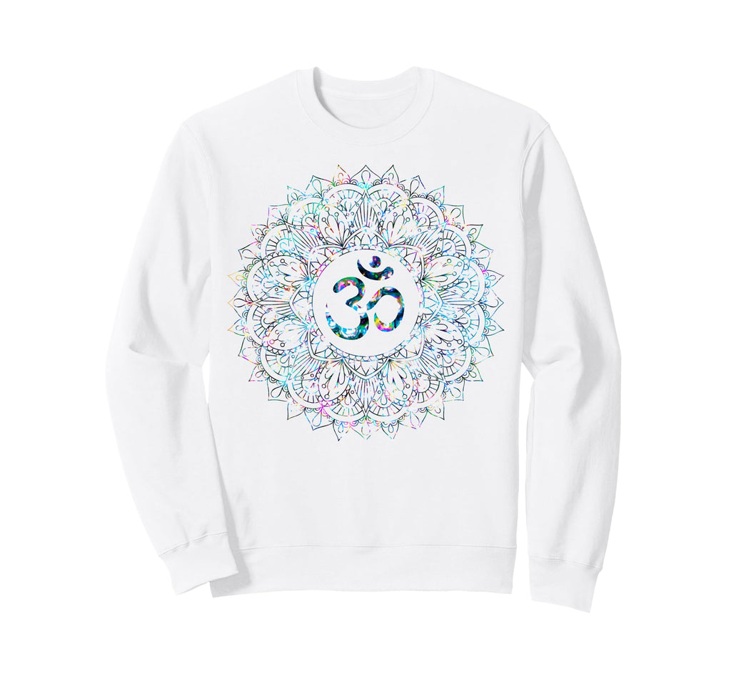 Om Symbol Yoga Meditation Mandala Sweatshirt - Novelty Apparel for Adults - T-Shirt, Sweatshirt, Hoodie
