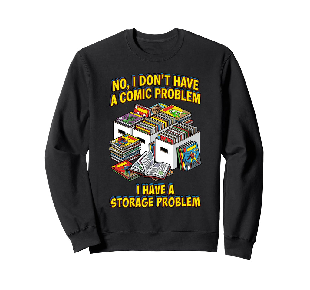 Funny Superhero Nerd Geek Reader Sweatshirt - Unique Graphic Men Women - T-Shirt, Sweatshirt, Hoodie