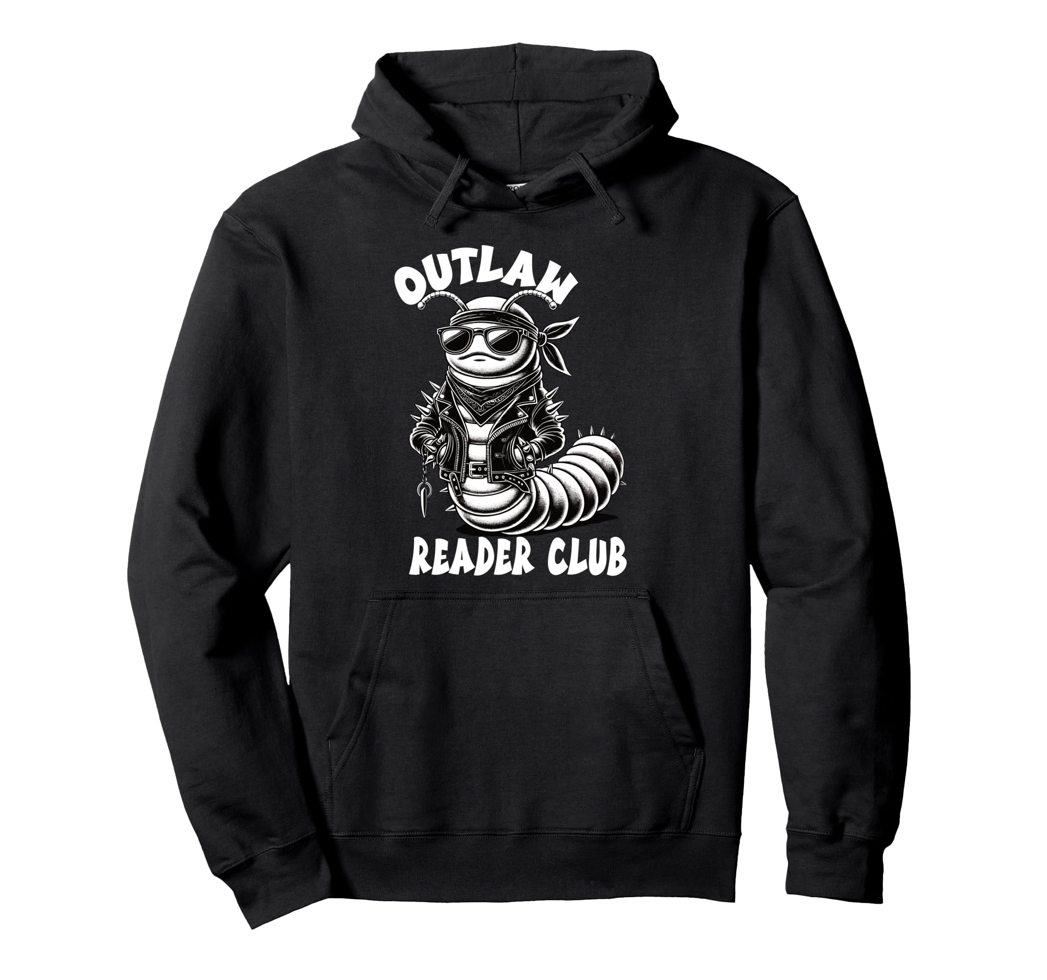 Outlaw Reader Club Banned Books Secret Hoodie - Graphic Print for Adults - T-Shirt, Sweatshirt, Hoodie