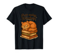Cat Reading Student Reader Purr Suing T-Shirt - Aesthetic Graphic Unisex - T-Shirt, Sweatshirt, Hoodie