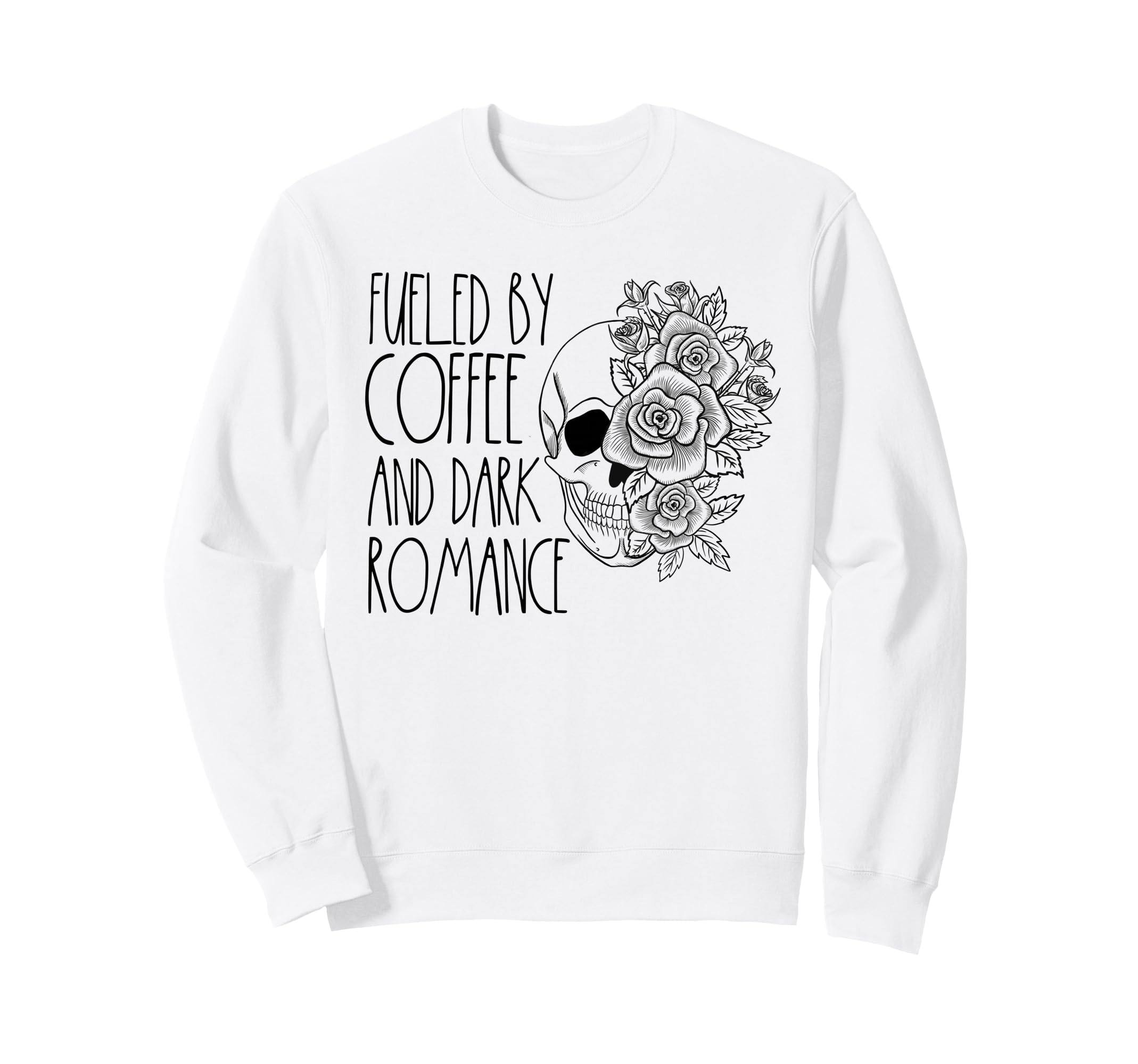 Dark Romance Reader Coffee Lover Sweatshirt - Minimalist Print Unisex - T-Shirt, Sweatshirt, Hoodie