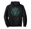North Pole Book Club Holiday Santa Hoodie - Custom Art Print Men Women - T-Shirt, Sweatshirt, Hoodie