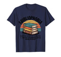 Abibliophobia Fear Running Out Books T-Shirt - Minimalist Print Men Women - T-Shirt, Sweatshirt, Hoodie