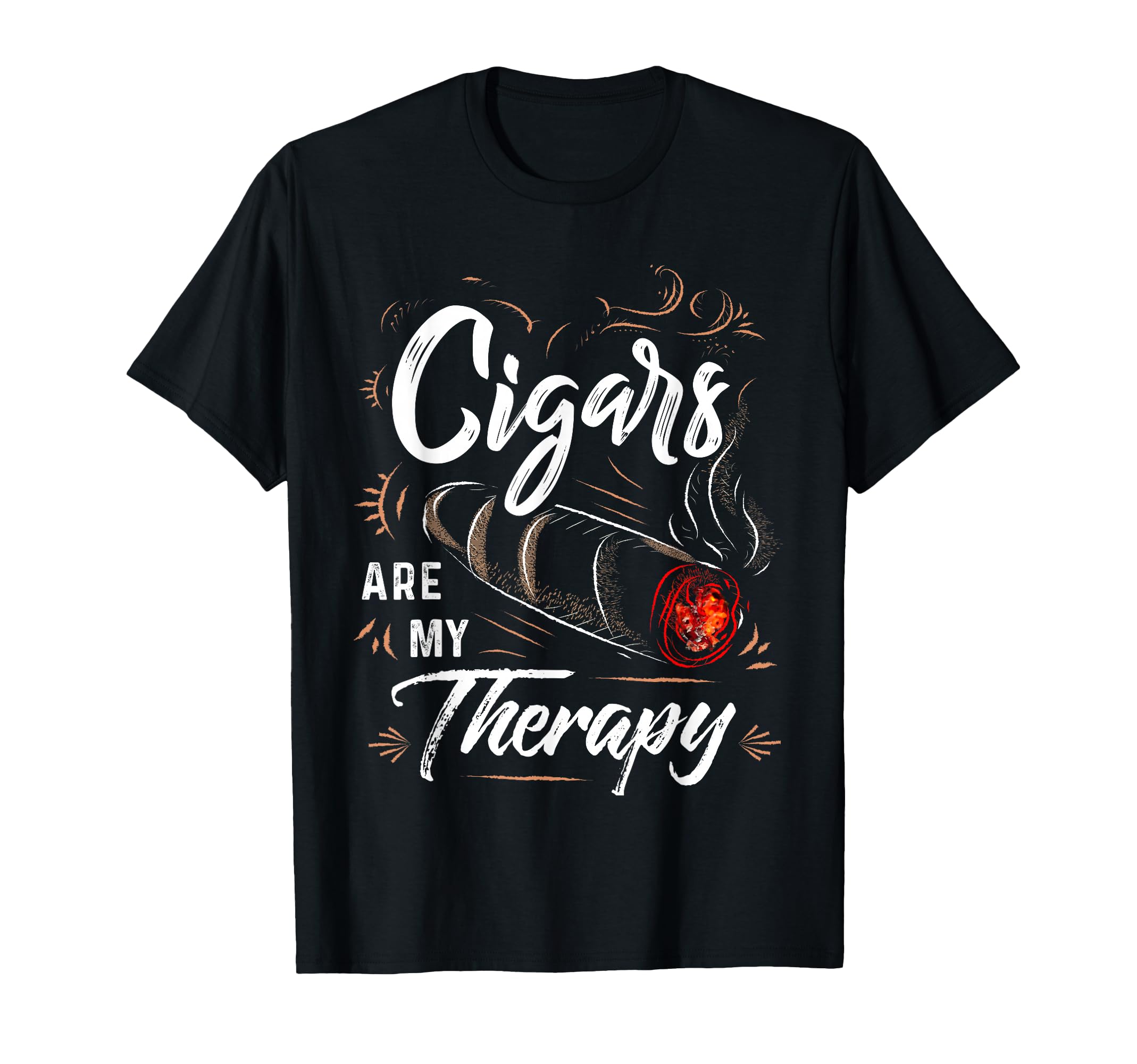Cigars Are My Therapy Designs Akokay T-Shirt - Minimalist Print Unisex - T-Shirt, Sweatshirt, Hoodie