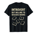 Introvert Book Reader Lover T-Shirt - Fun Novelty Design for Adults - T-Shirt, Sweatshirt, Hoodie